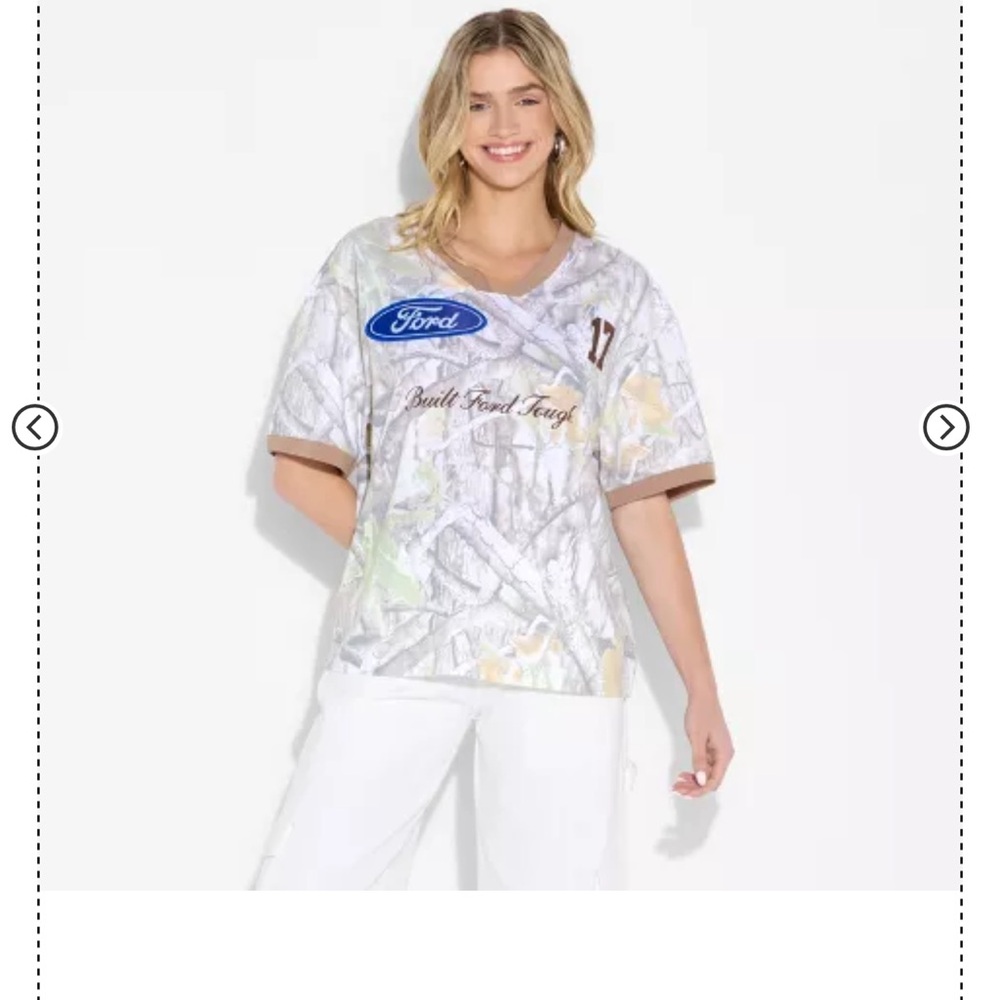 Oversized Ford Camo Shirt